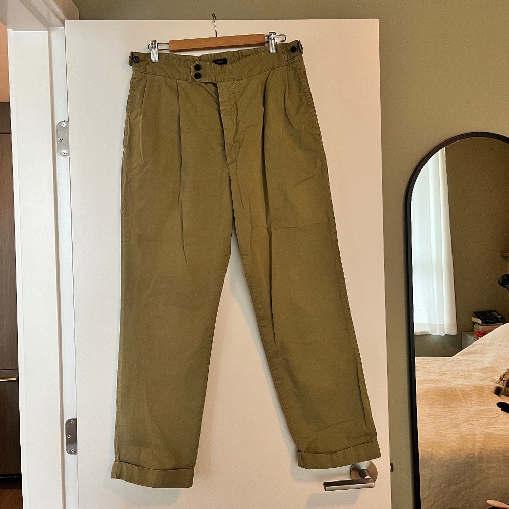 Joseph Khaki Dean Cotton Chinos